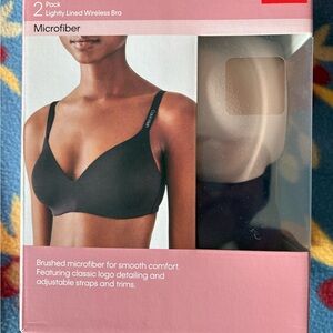 Calvin Klein Lightly Line Wireless Bra Intimates Collection-2 Pack